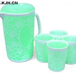 9293荷花藝術壺,杯套