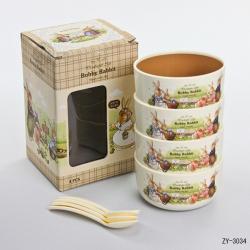 波比小號(hào)韓式雙色餐碗