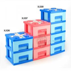 積木小層柜（正方2小、3