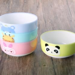 動(dòng)物樂園典雅雙色小碗