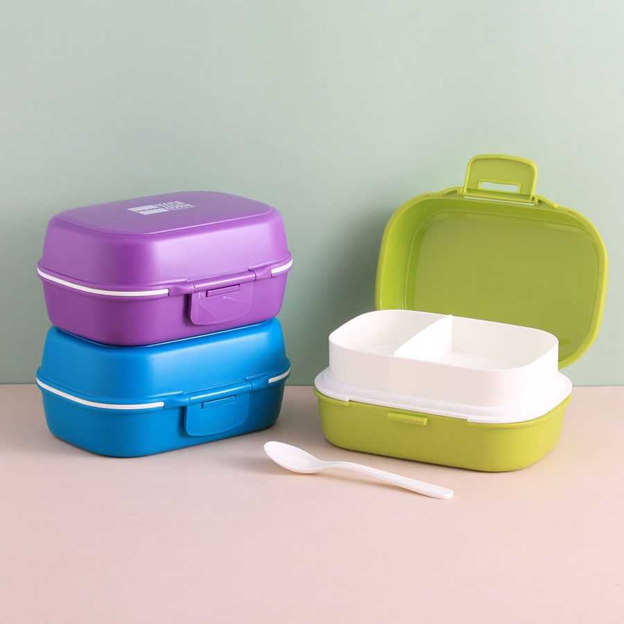 旋彩雙層餐盒(長方形1