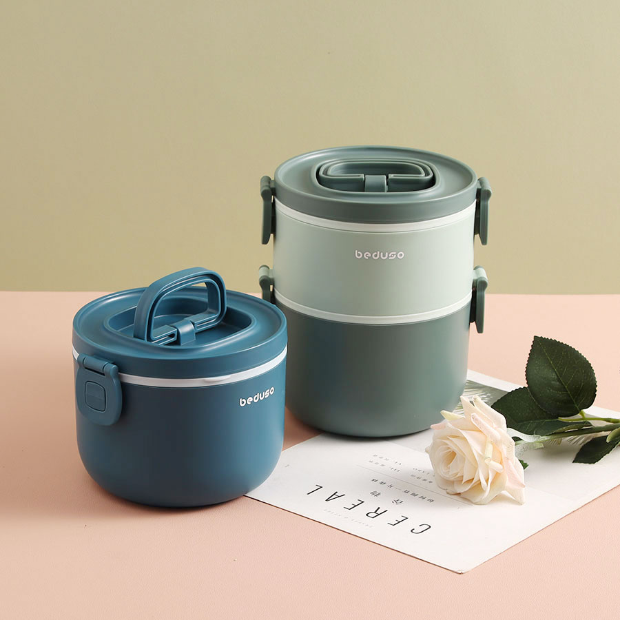 圓形不銹鋼便當(dāng)盒單層