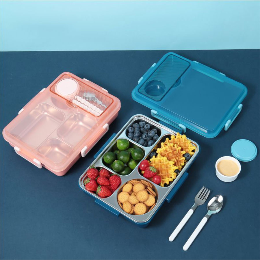 御膳不銹鋼分格飯盒1.