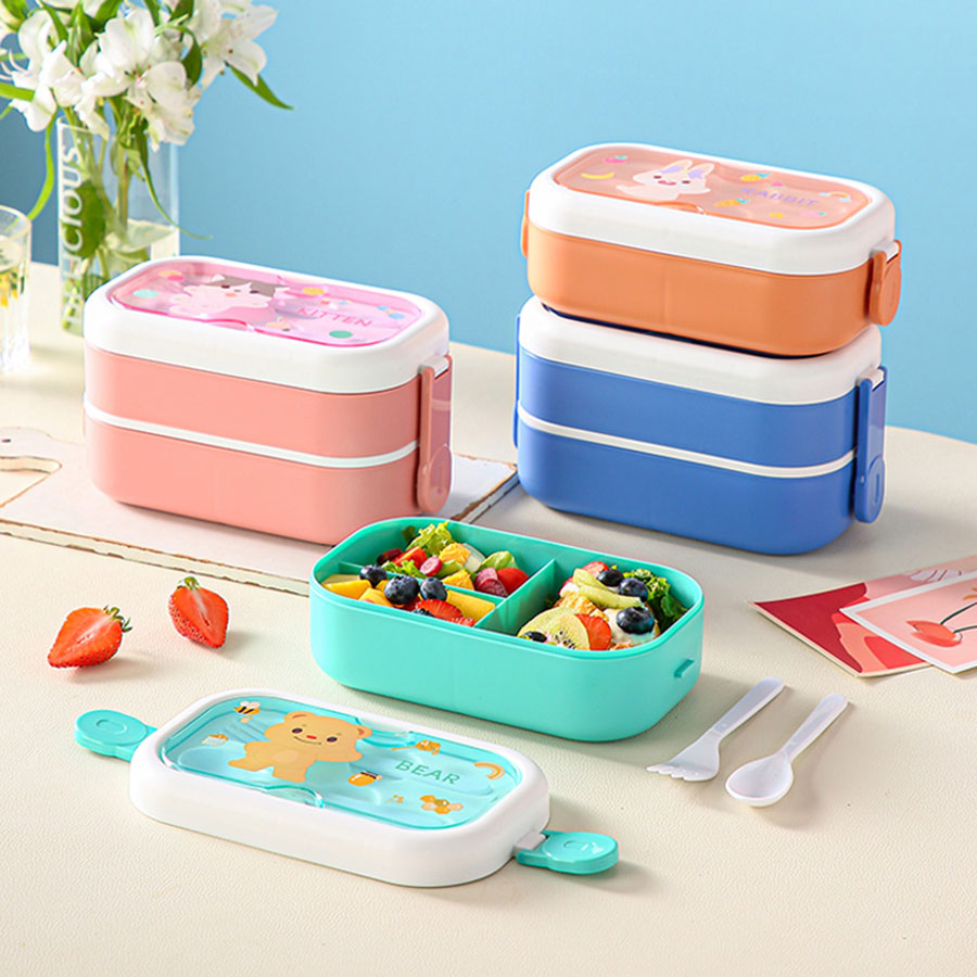 樂(lè)派卡通飯盒(單層/雙
